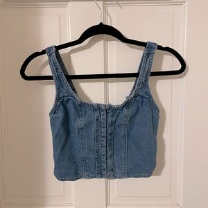 Lone Star Denim Corset Top
